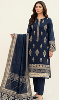 Lawn three piece suit