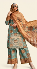 Lawn three piece suit