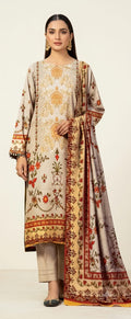 lawn three piece suit
