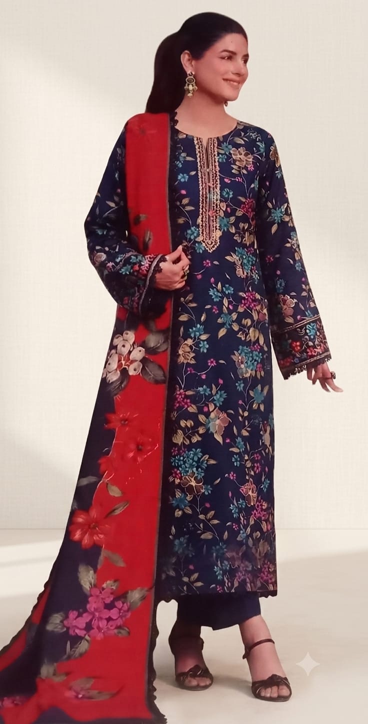 stitch lawn three piece suit